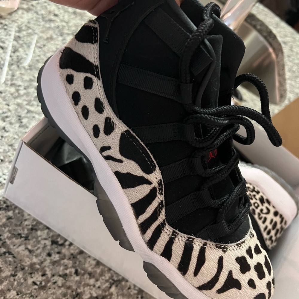 Jordan 11’s Animal print
